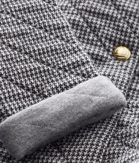 Petit Bateau Baby Girl's Houndstooth Cotton Tubic Cardigan (3m)