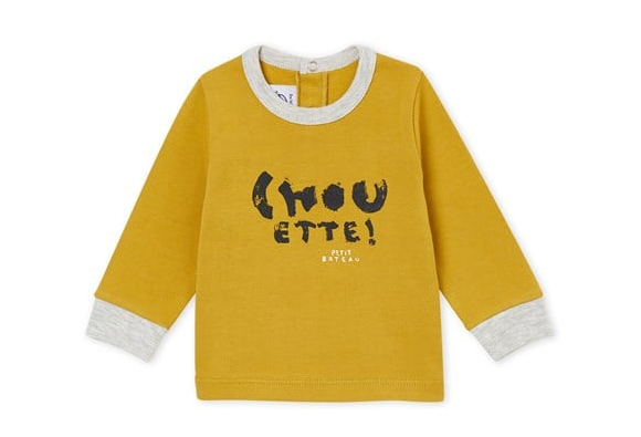 Petit Bateau Baby Boy Shirt Inca Yellow (3m, 6m)