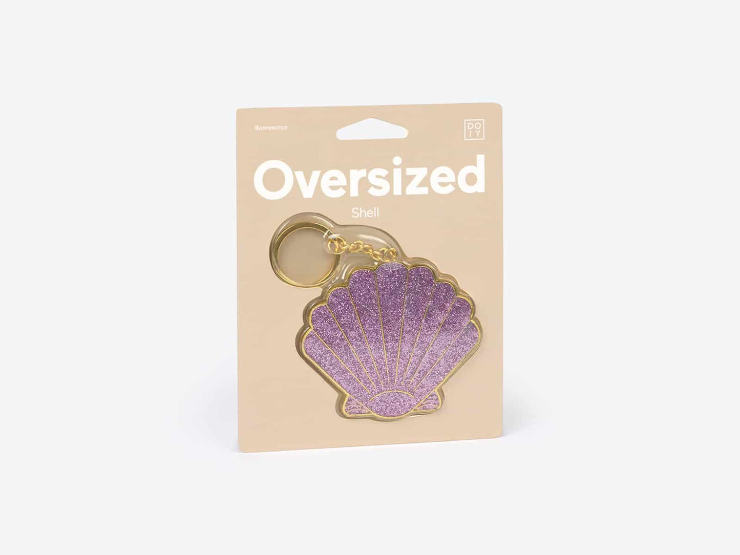 Shell Oversized Keychain