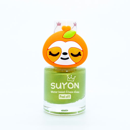 SUYON All Natural Water Based Sloth Ring Nail Polish - Pearl Green