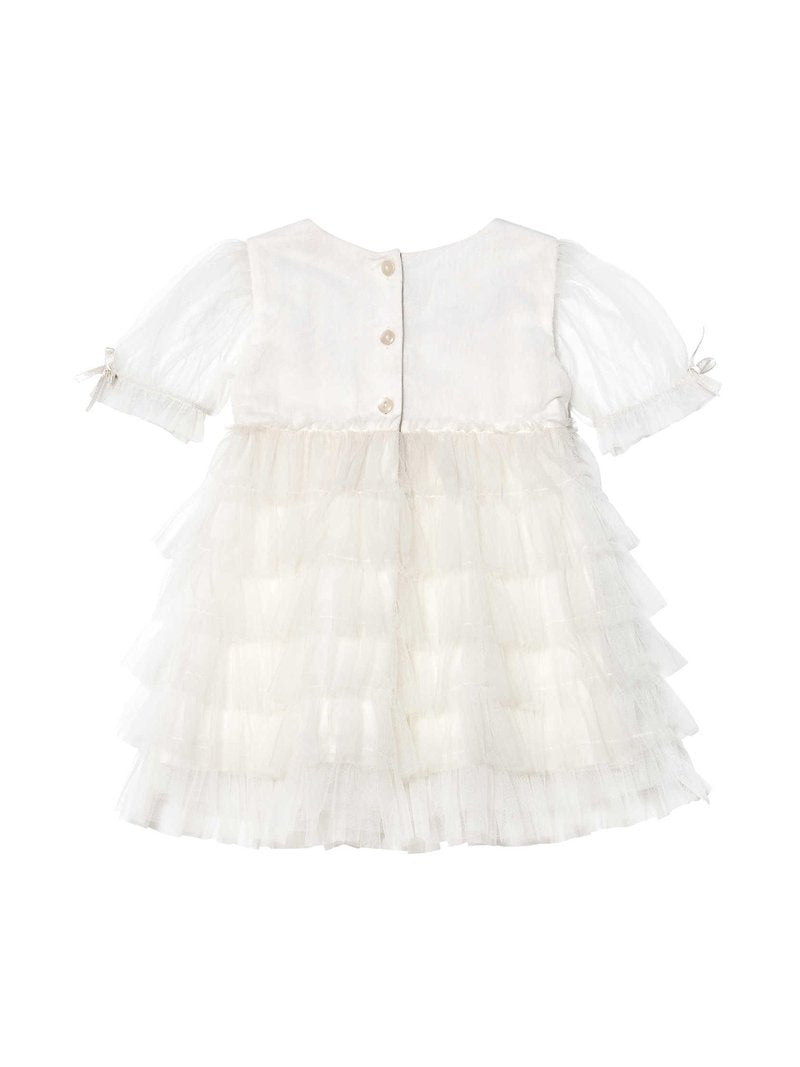 Tutu Du Monde Bébé Bijou Tulle Dress in Milk (12-18m)