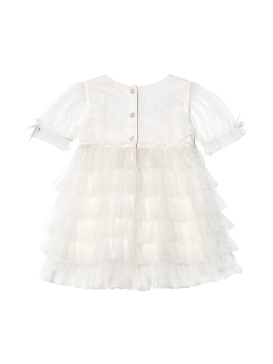 Tutu Du Monde Bébé Bijou Tulle Dress in Milk (12-18m)
