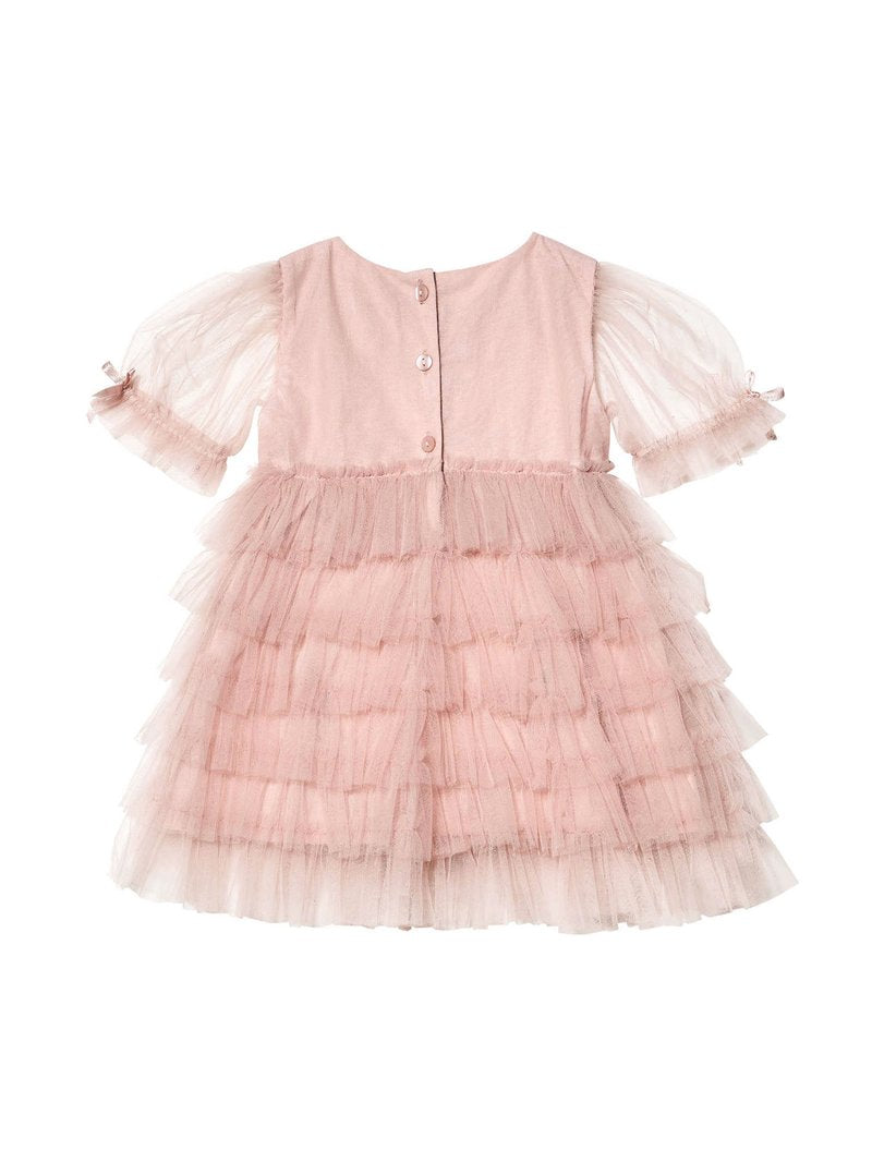 Tutu Du Monde Bébé Bijou Tulle Dress in Blush (6-12m)