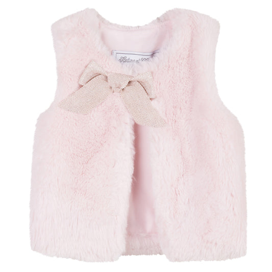 Tartine et Chocolat Waist Coat in Rose (Size 12m)