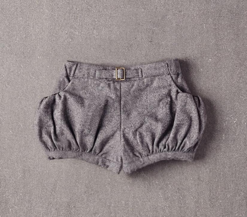 Nellystella Viola Shorts in Grey Tweed