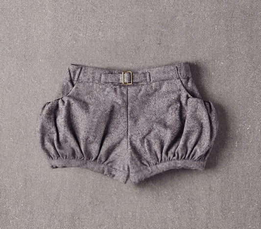 Nellystella Viola Shorts in Grey Tweed