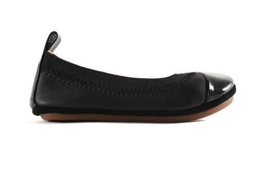 Yosi Samra Ballet Flat in Black - (Size 10, 11, 13)