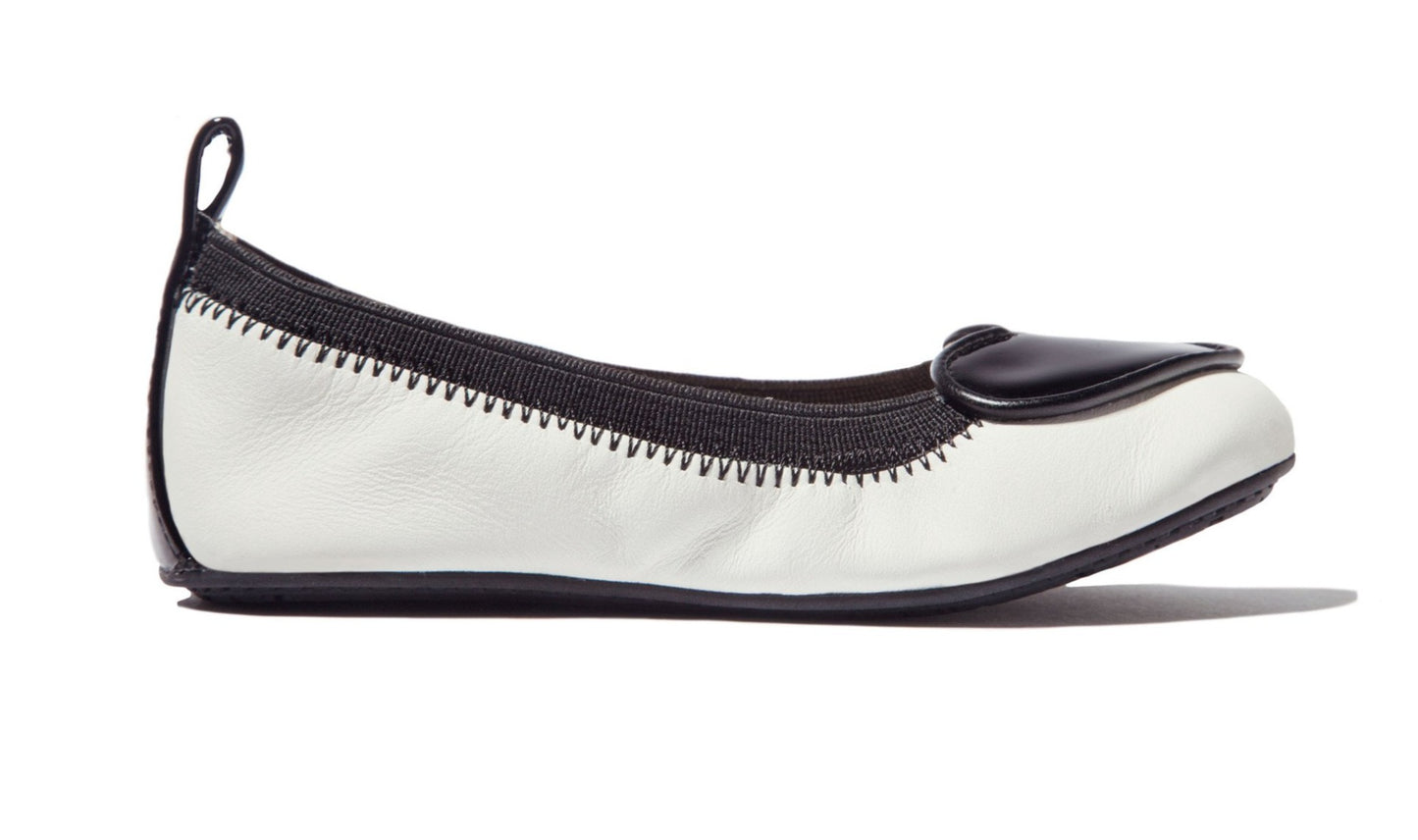 Yosi Samra Ballet Flat in Whisper White (Size 8, 9)