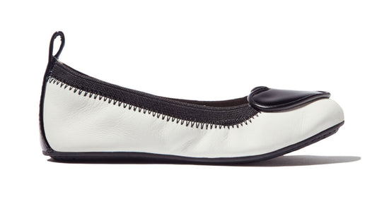 Yosi Samra Ballet Flat in Whisper White (Size 8, 9)