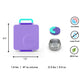 OmieBox with Insulated Thermos New Version - Purple Plum