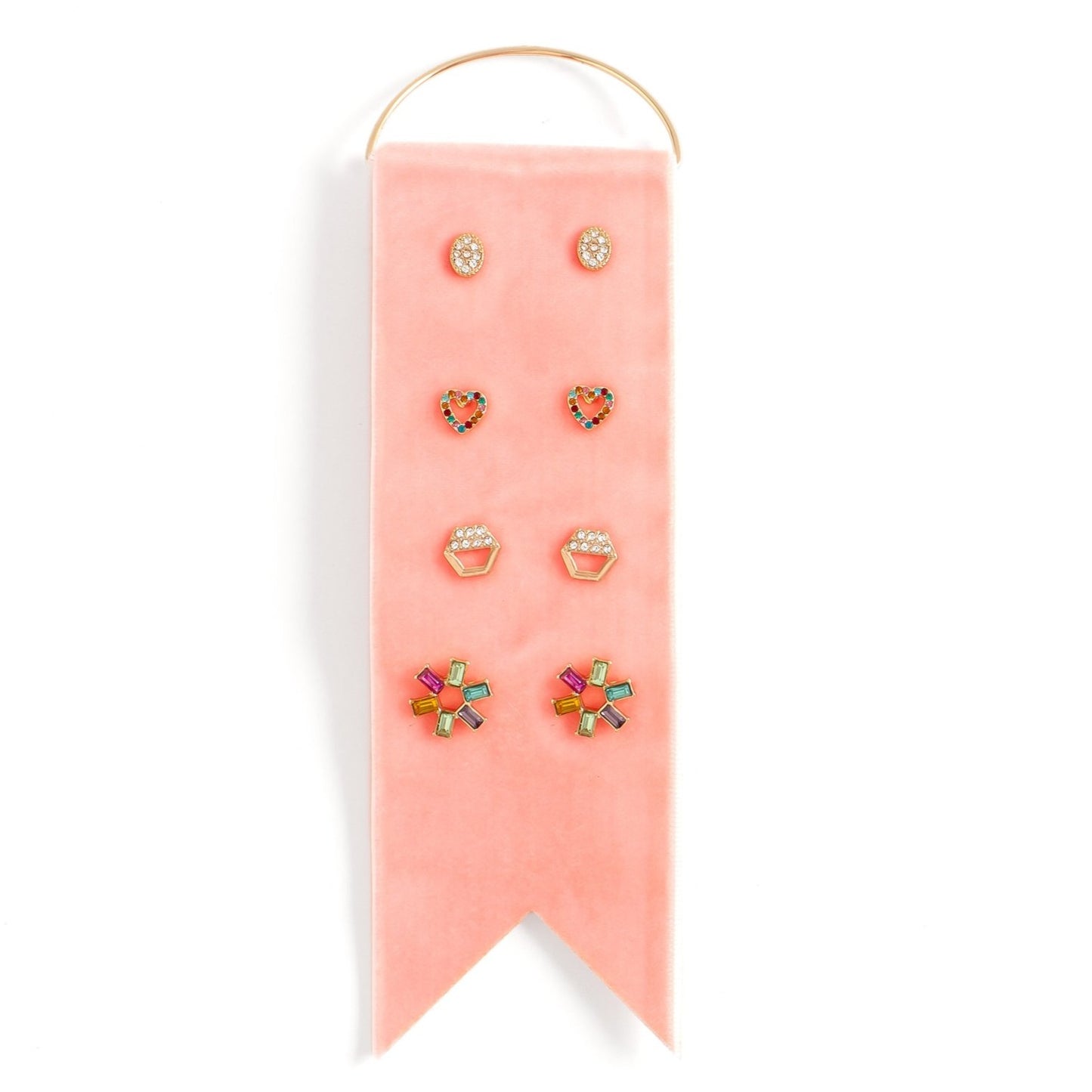 Multi color earrings 4 sets