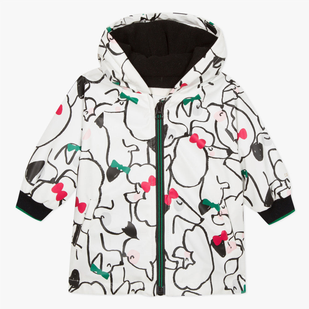 Catimini Little Girl 2 in 1 Cats & Dogs Printed Rain Jacket (Size 2, 3)