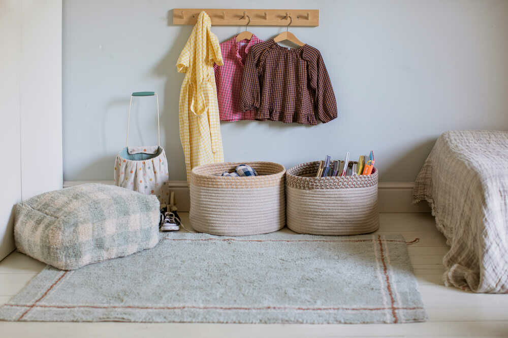 Washable Rug Cuisine Blue Sage XS