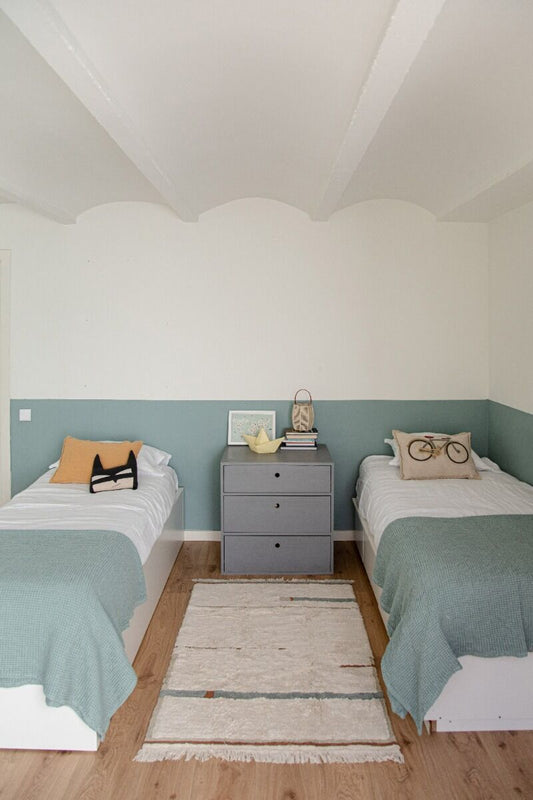 Washable Rug Lanes Vintage Blue (Medium)