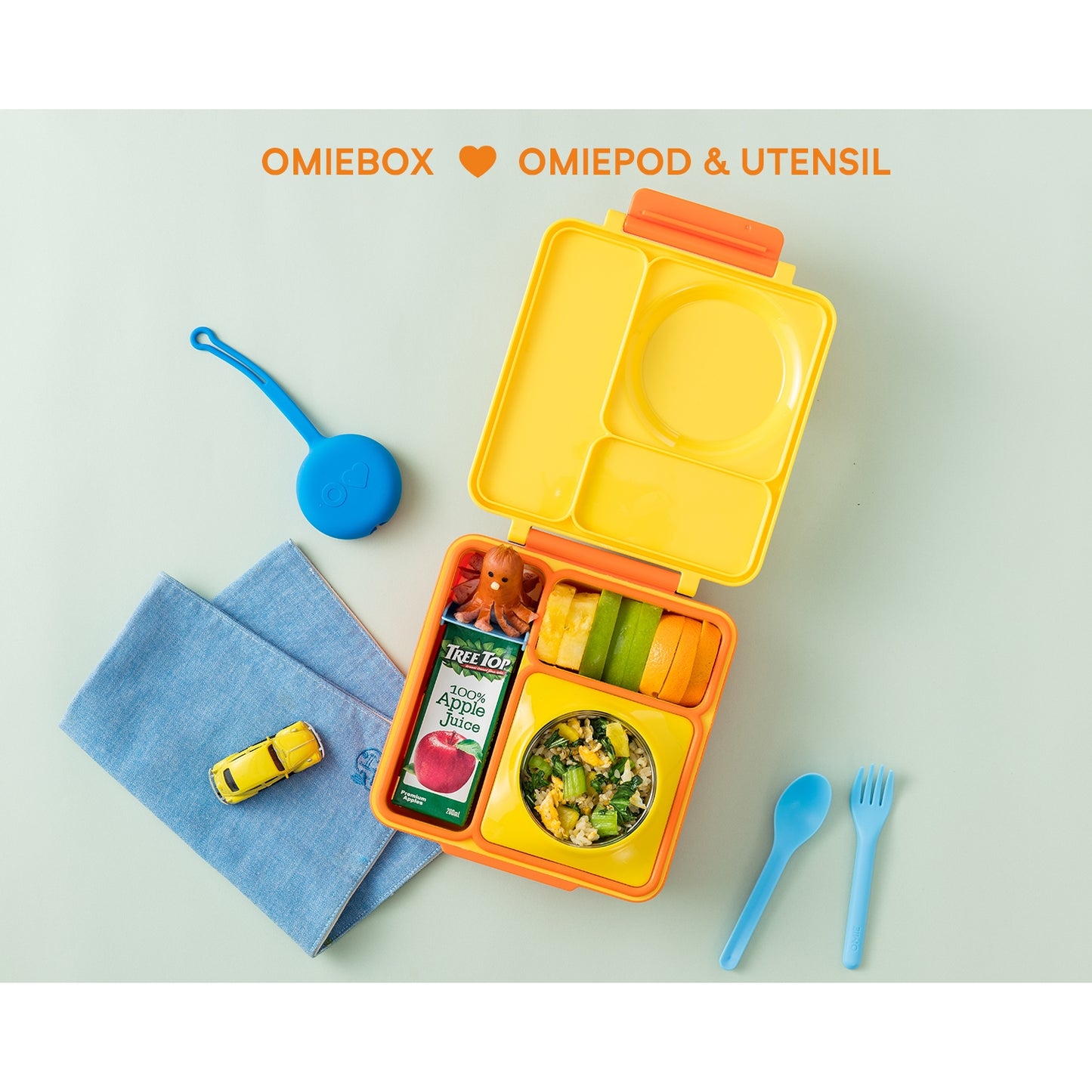 OmieBox with Insulated Thermos New Version - Sunshine