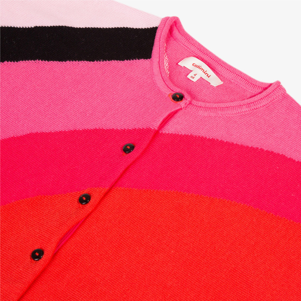 Catimini Baby Girl Color Blocks Cardigan (3m, 6m, 12m, 18m, 3A)