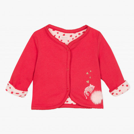Catimini Baby Girl Mini Animal Print Reversible Jersey (6m, 9m, 12m)