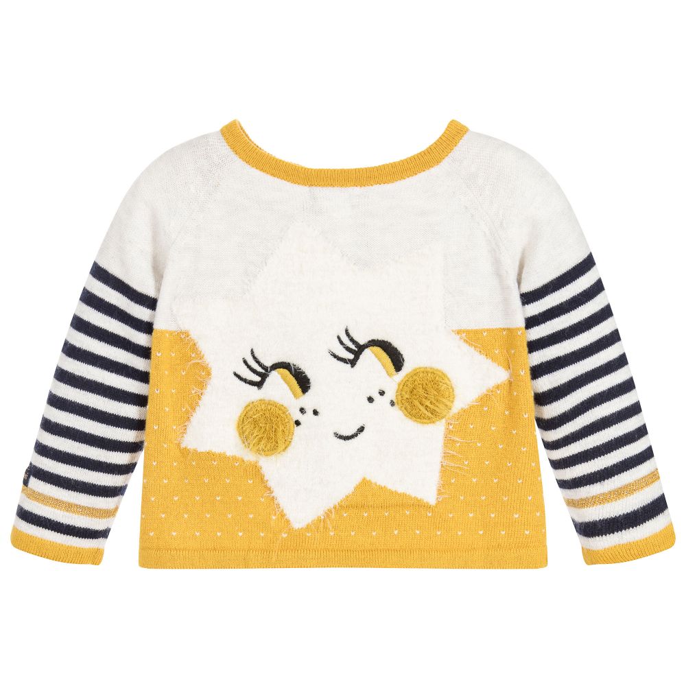 Catimini Cloud Knit Two-Way Cardigan (6m, 9m, 12m, 18m)