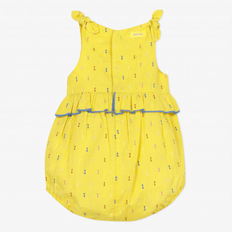Catimini Baby Girl's Short Dotted Swiss Romper