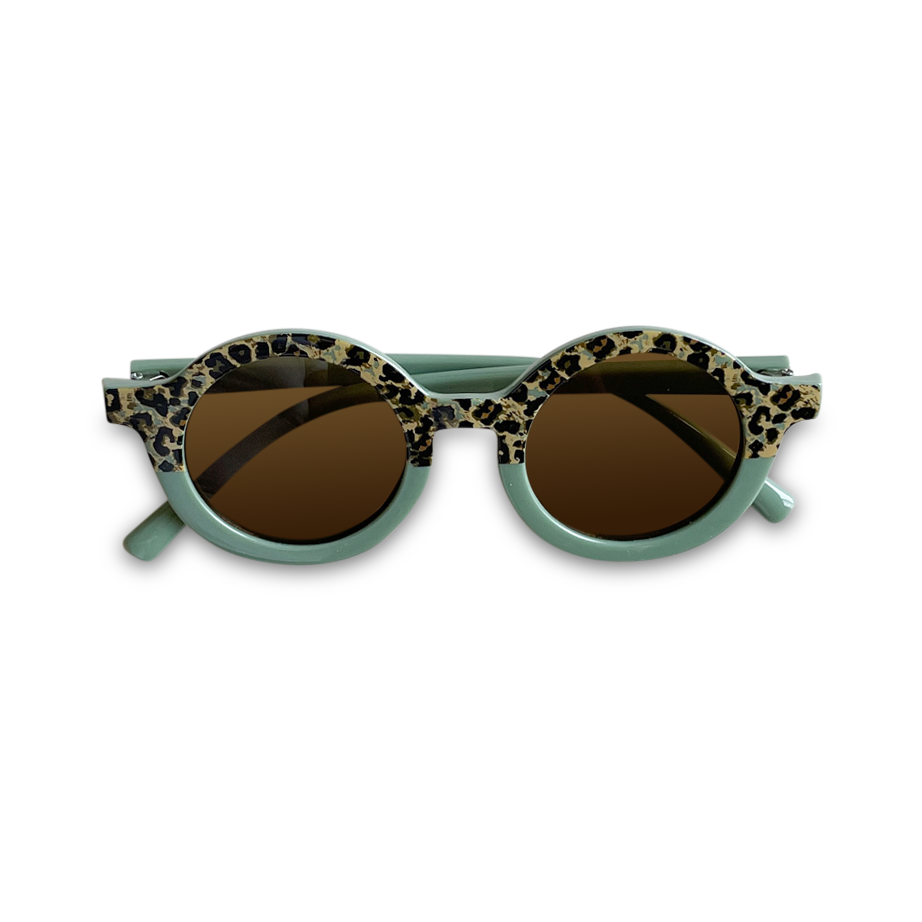 Cheetah UV400 Kids Sunglasses Sage