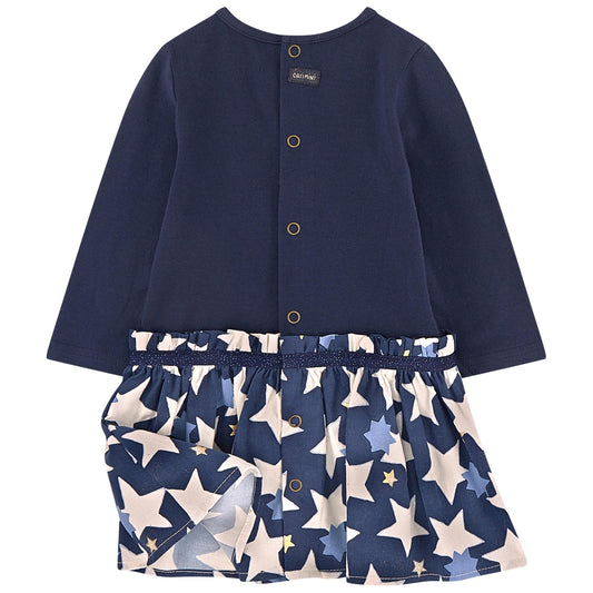 Catimini Two-material Dress 2017 Fall & Winter