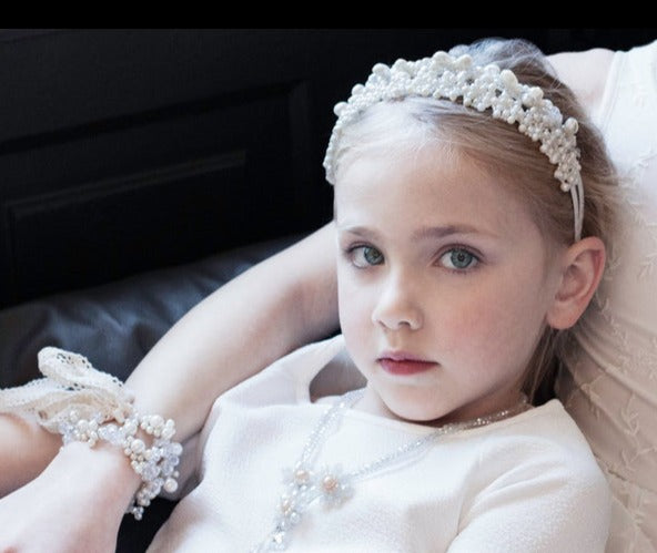 The Diana Designer Fresh Water Pearl Headband