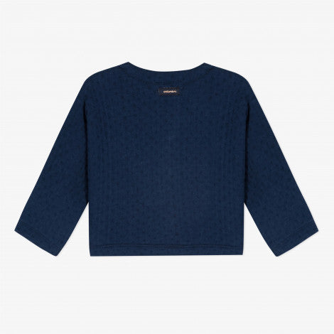 Catimini Baby Girl's Navy Blue Cardigan (6m, 18m, 2A, 3A, 4A)