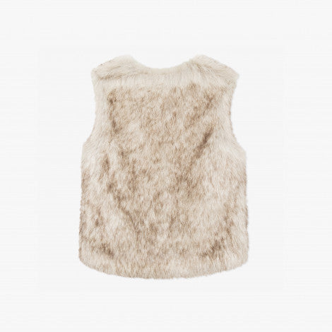 Catimini Girl Faux Fur Vest (Size 2, 8)