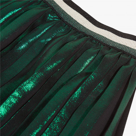 Catimini Girl's Green Mid-length Pleated Skirt (Size 14)