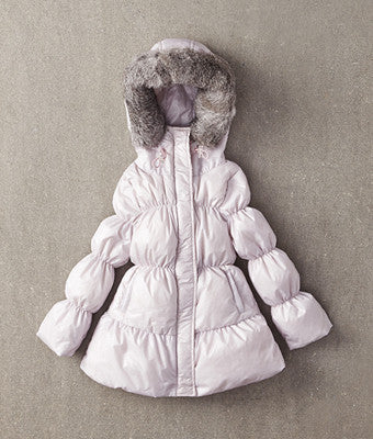 Nellystella Olympia Down Coat in Lavender Fog (Size 2)