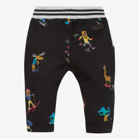 Catimini Little Boy Neo Jogging Knit with Ski Print (Size 6m)