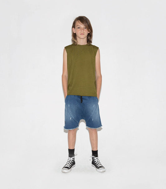 Nununu Diagonal Sleeveless Shirt