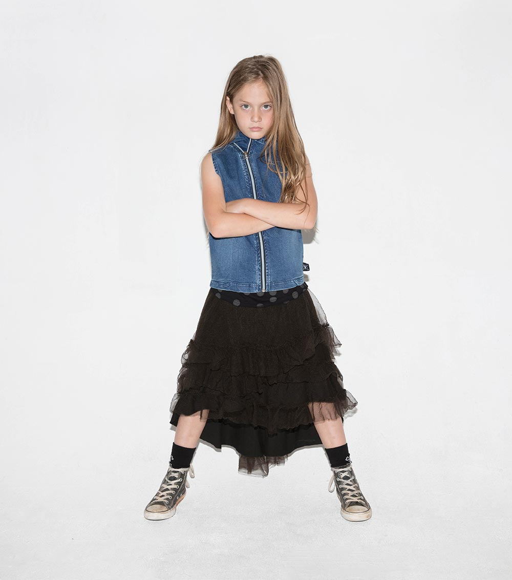 Nununu tulle black skirt (Size 3-4Y, 4-5Y)