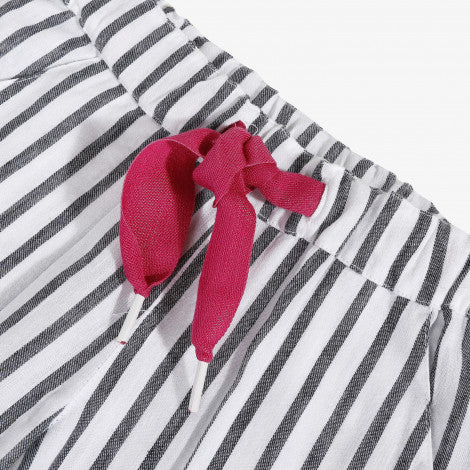 Catimini Girl's Striped Fluid Pants (Size 4, 6)