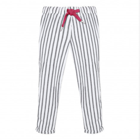 Catimini Girl's Striped Fluid Pants (Size 4, 6)