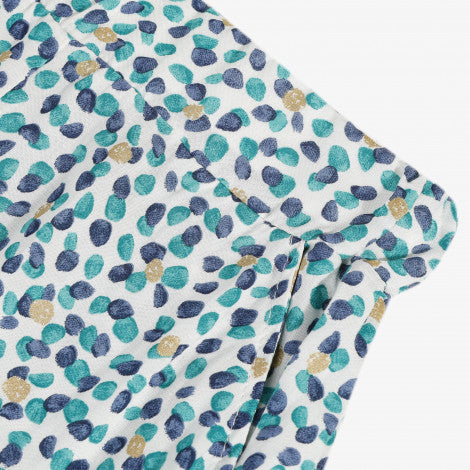 Catimini Girl's Blue Micro Dot Soft Pants (Size 4, 10)