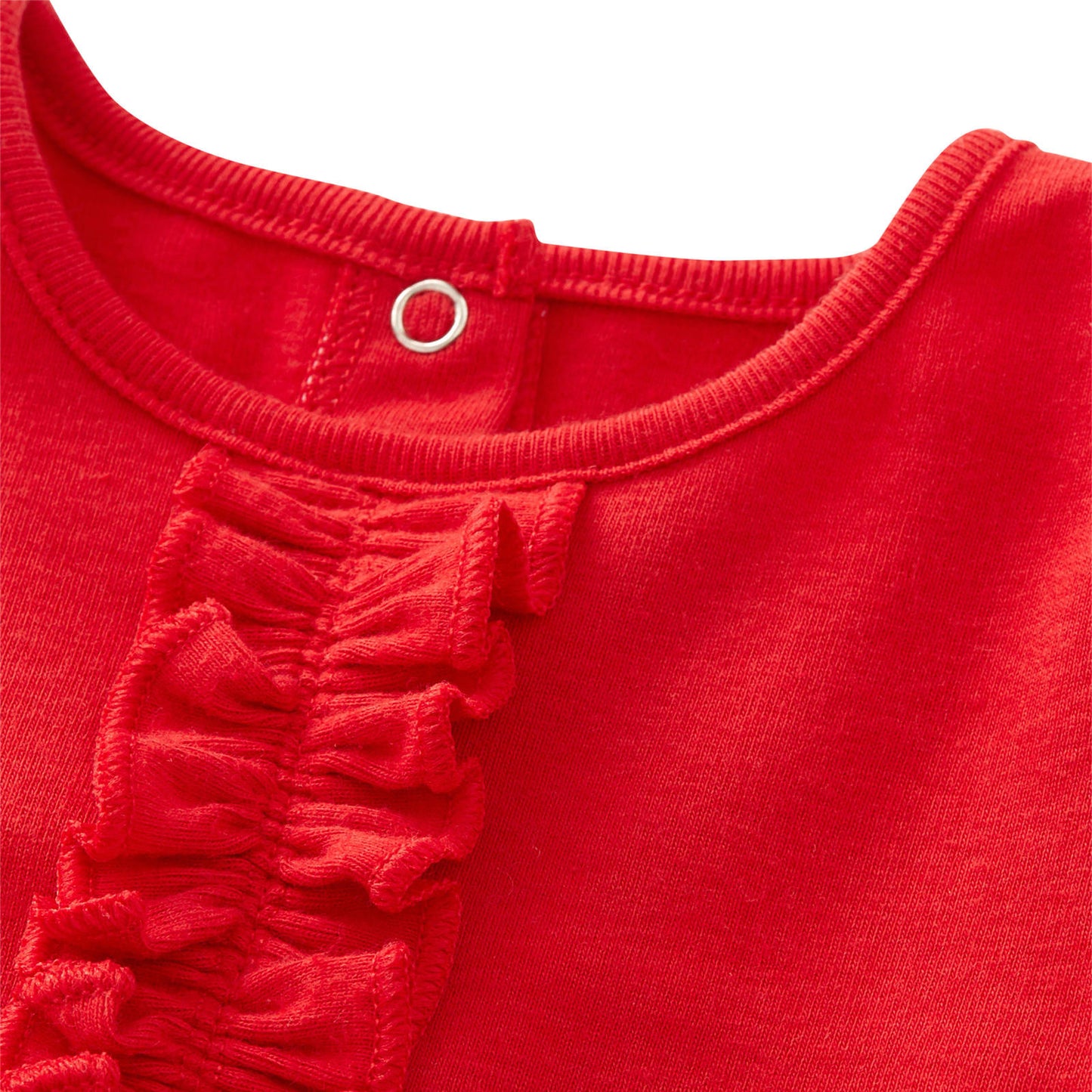 Petit Bateau Long Sleeves Dress with Taffeta Skirt (3m,6m,18m)