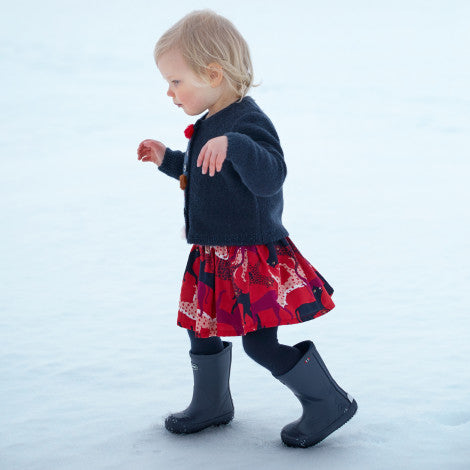 Catimini Little Girl Two-material Skirt with Jersey (6m, 12m, 18m, 3A, 4A)