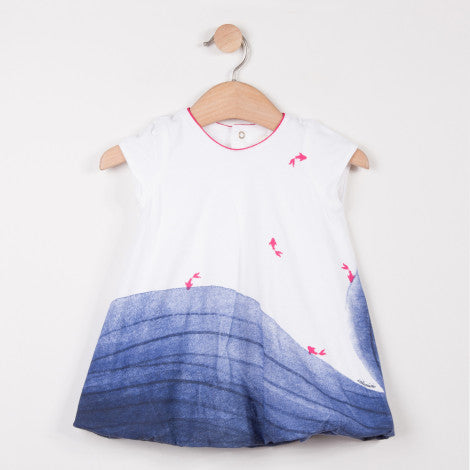Catimini Aquatic Jersey Bubble Dress (6m)