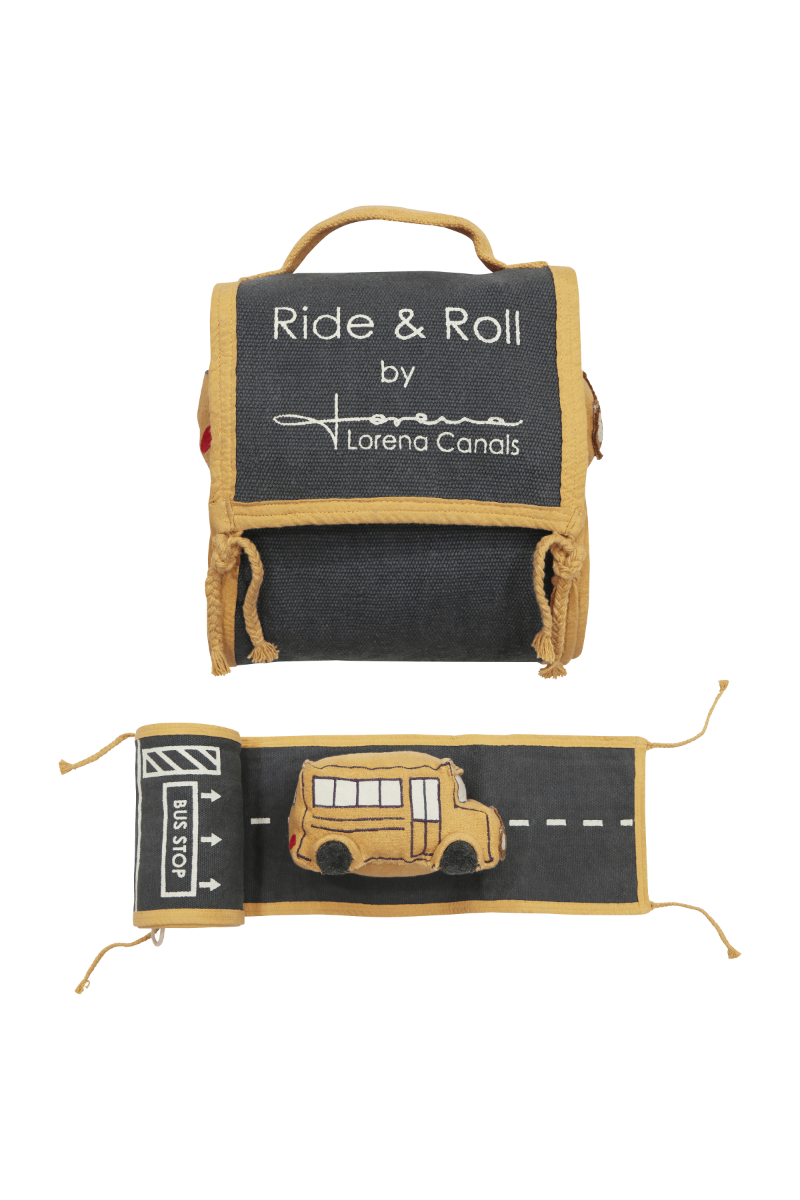Soft Toy Ride & Roll School Bus