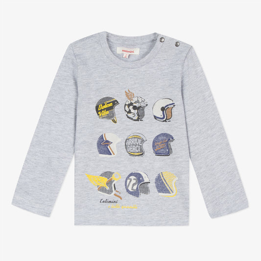 Catimini Boy's T-shirt with Retro Design (Size 4)