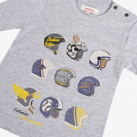 Catimini Boy's T-shirt with Retro Design (Size 4)