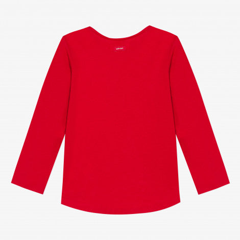 Catimini Girl's Red T-shirt with 'Pretty in Paris' Image (Size 2, 6)