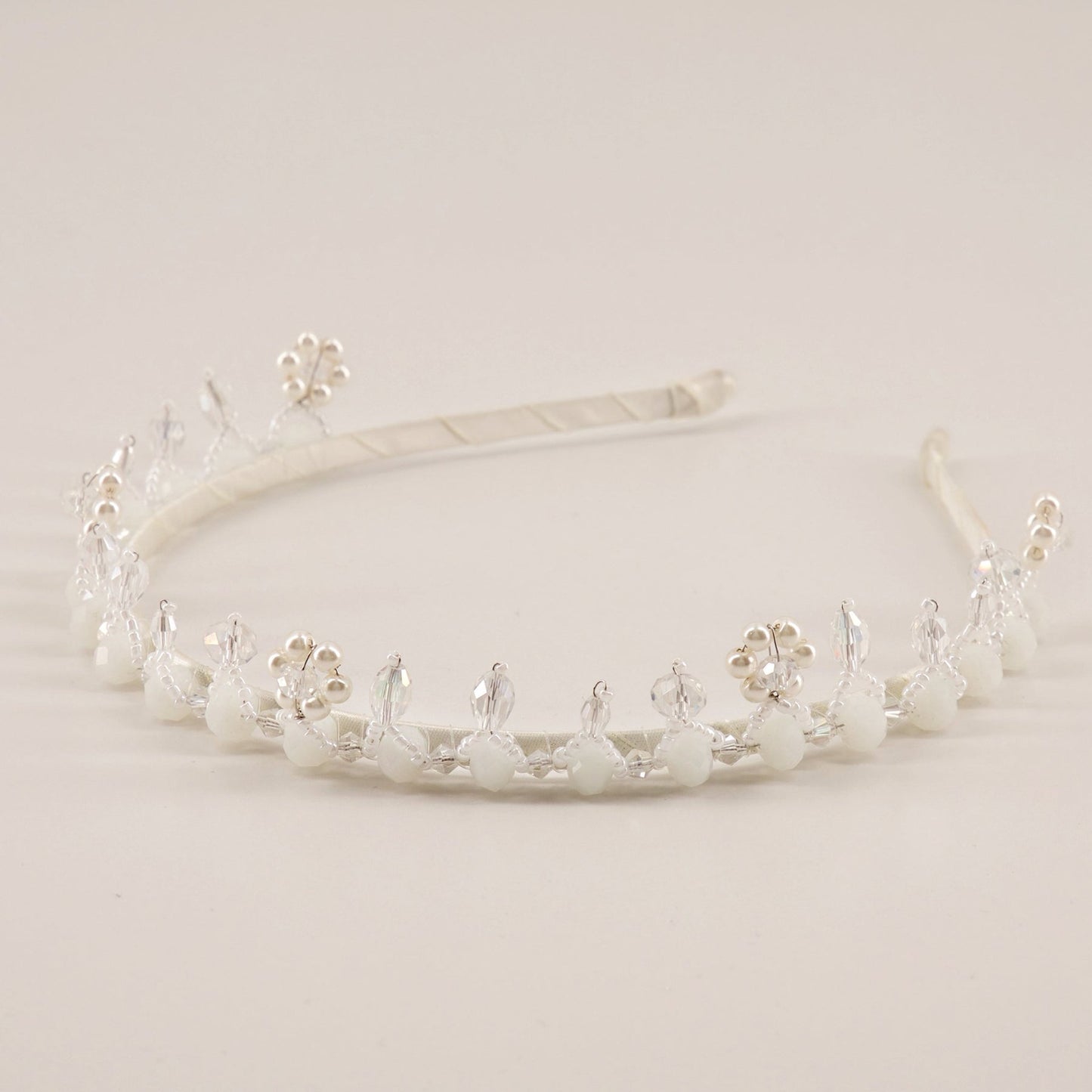 The Elqeena Crystal Crown Designer Girls Headband