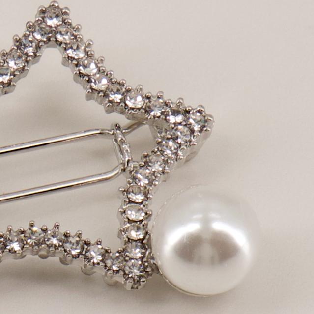 The Taylor Double Star Hair Clip