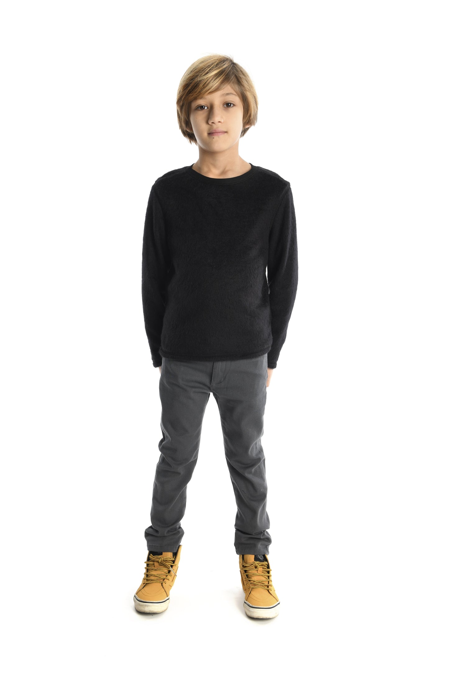 Appaman Boy's Skinny Twill Pants - Vintage Black