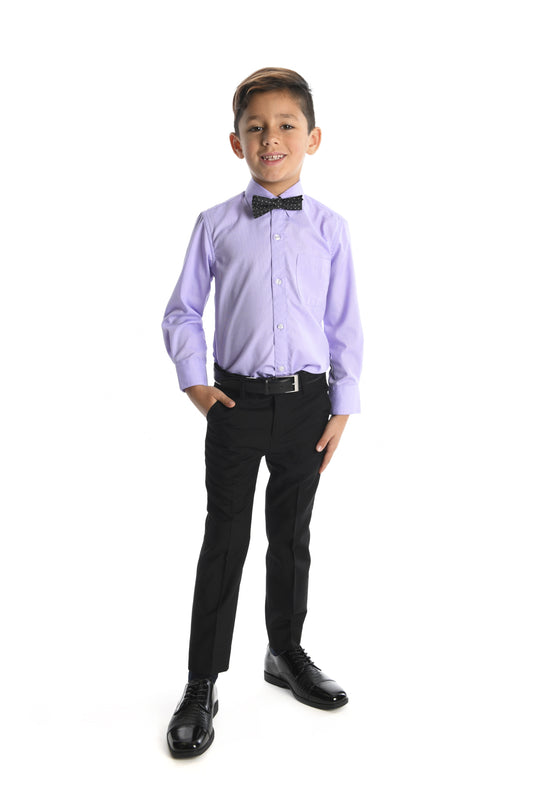 Appaman Boy's Standard Shirt - Novelty Lavender