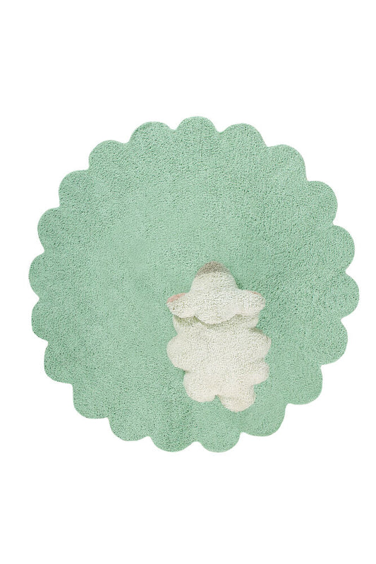Washable Rug Puffy Sheep