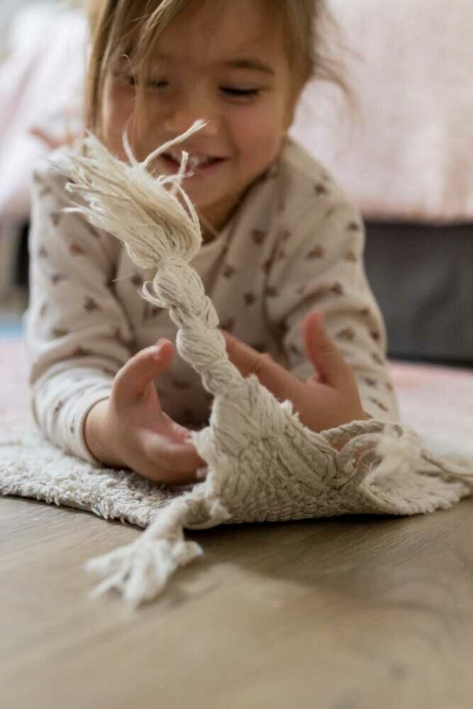 Washable Cotton Rug Ramona the Radish