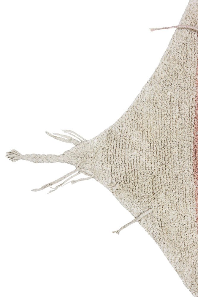 Washable Cotton Rug Ramona the Radish